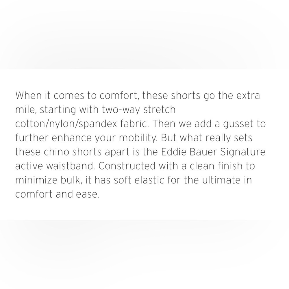 Eddie Bauer Men’s Voyager Flex 10” Chino Shorts - Picture 11 of 12